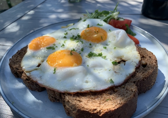 Heerlijke lunchgerechten bij De Paardekreek